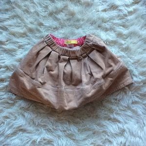 5/$25 j crew crew cuts corduroy brown bubble skirt